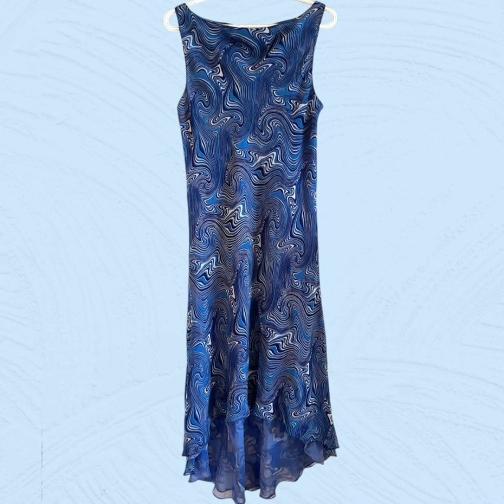 Funky Blue Reversible Dress